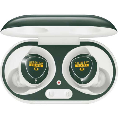 NFL Green Bay Packers Green Performance Series Galaxy Buds Plus Skin
